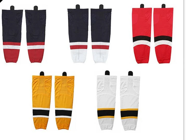 Modă Nisa galben și negru Culori Hockey Jerseuri Sosete